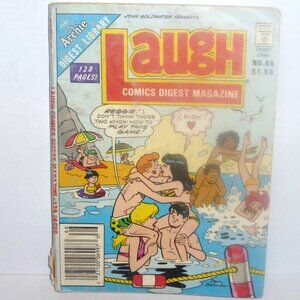 1st PRINT 1986 Archie Digest Library LAUGH Comics DIGEST Magazine #66 Archie Mag